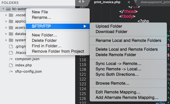 how to stop a sync in sublime text sftp